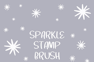 Sparkle Procreate Stamp Brush