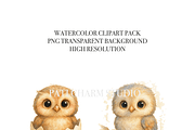 23 Cute Owl Clipart, an Animal Illustration by Pati Charm Studio (Thumbnail 4 of 8)