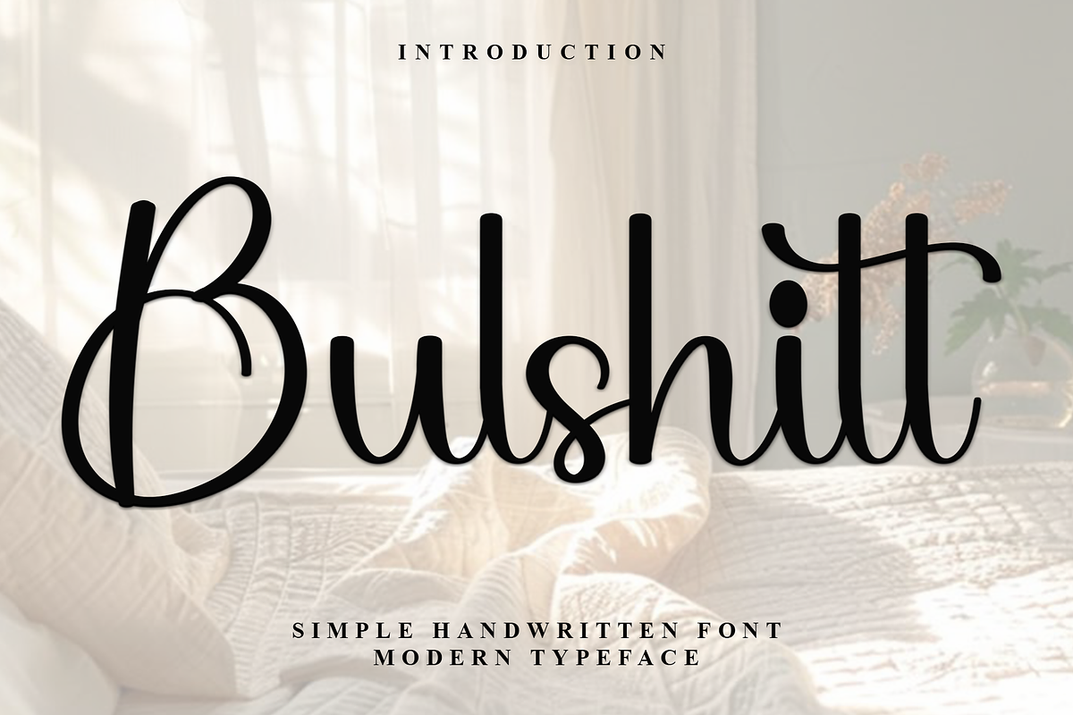 Bulshitt, a Handwritten Font by InermediaSTUDIO (Photo 8 of 8)