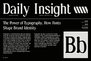 Dincy Blur, a Serif Font by Craft Supply Co. (Thumbnail 7 of 8)