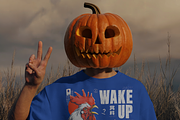 Halloween T-Shirt Mockup Psd, a Shirt Mockup by mockeyai (Thumbnail 2 of 3)