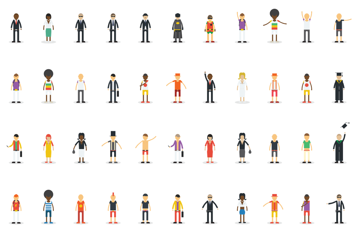 44 Vector Characters Illustrations, a Person Illustration by S4 Shop (Photo 2 of 3)