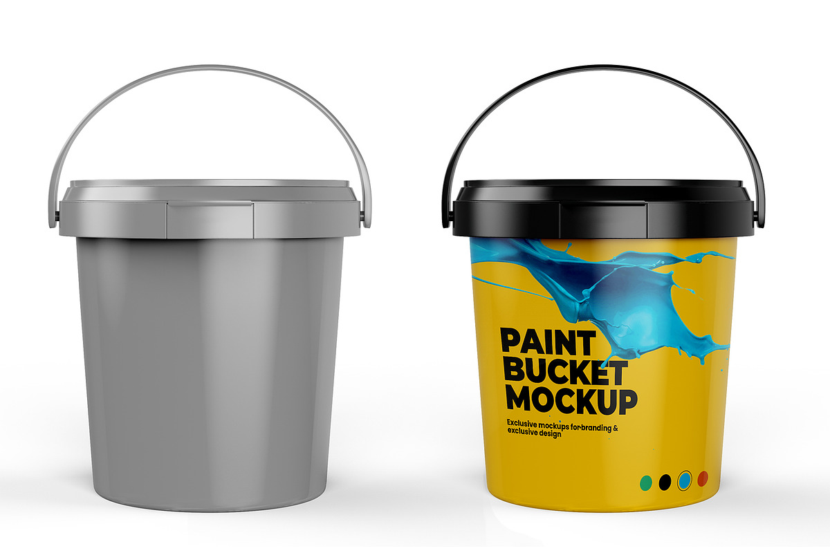 Paint Bucket Mockup, a Product Mockup by Mockupfit (Photo 2 of 5)