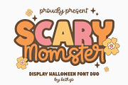 Scary Momster - Halloween Font Duo, a Handwritten Font by Keithzo (Thumbnail 1 of 6)
