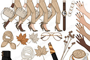Trends Clipart, a Seasonal Illustration by GlamArtZhanna (Thumbnail 4 of 4)