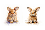 Watercolour Bunny Printables, an Object Graphic by EzDigitals (Thumbnail 3 of 6)
