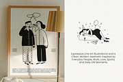 People Series BUNDLE: All 5 in 1, a Person Illustration by Veyla (Thumbnail 11 of 52)