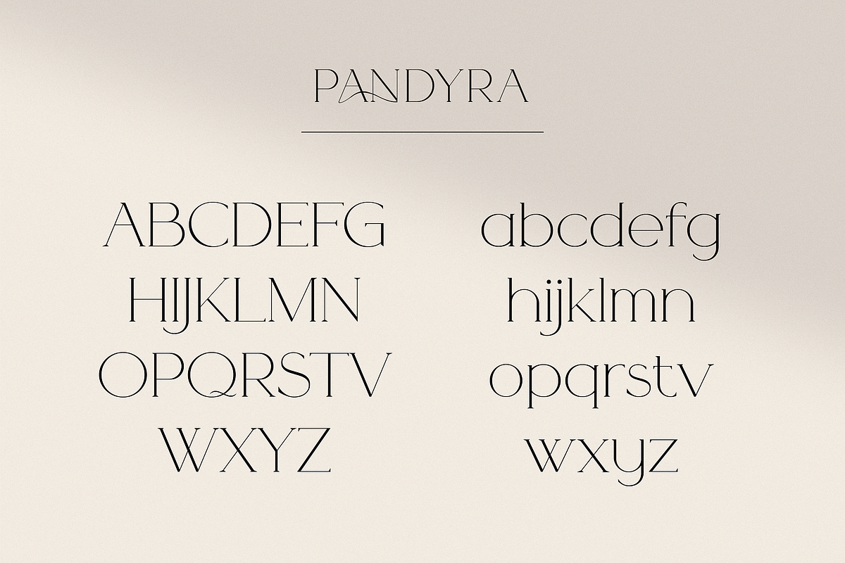 Pandyra - Delicate Luxury Serif, a Serif Font by HipFonts (Photo 4 of 12)