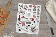 Traditional Asian cuisine sketch, a Food Illustration by Evgeniia Lanskikh (Thumbnail 4 of 5)