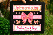 Coquette Valentine's Day XOXO PNG, an Illustration by Libby Wishes (Thumbnail 2 of 8)