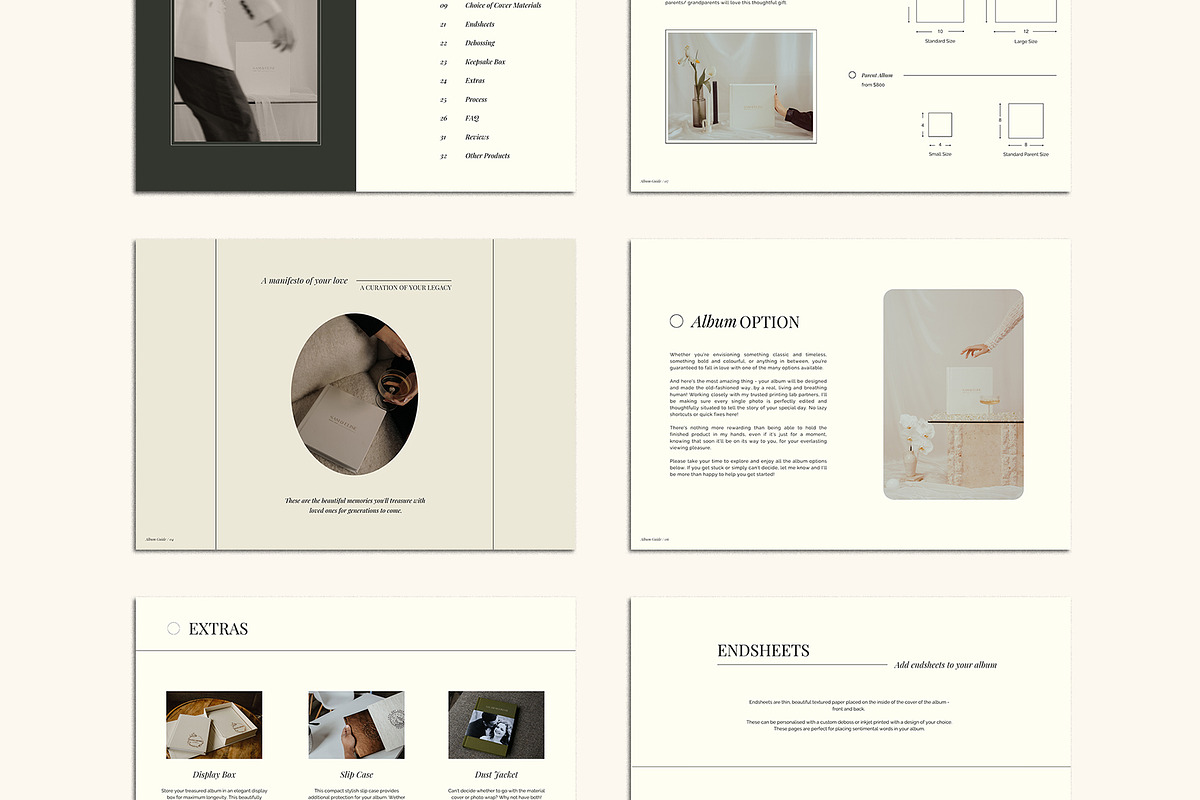 Editorial | Album Guide PDF, a Templates & Theme by Studio Leelou (Photo 2 of 11)