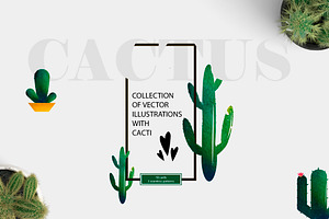 Illustrations with Cacti