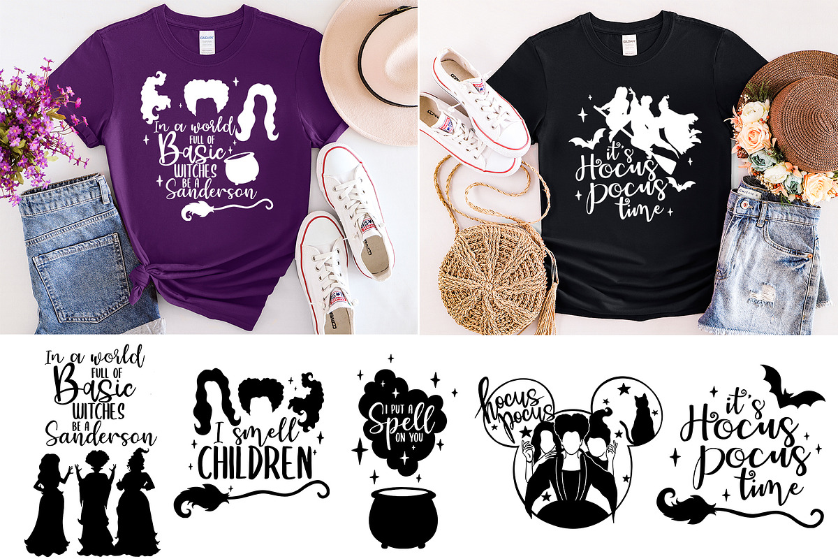 Halloween Witches SVG Bundle, an Illustration by Nagore Rodriguez Design