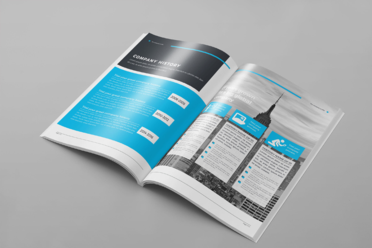 The Company Profile, a Brochure Template by obidullah_01 (Photo 8 of 12)