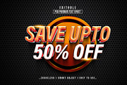 Save Upto 50% off 3D Editable text, a Layer Style Add-On by Md Jahidul99 (Thumbnail 2 of 2)