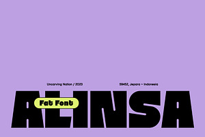Alinsa - Display Font