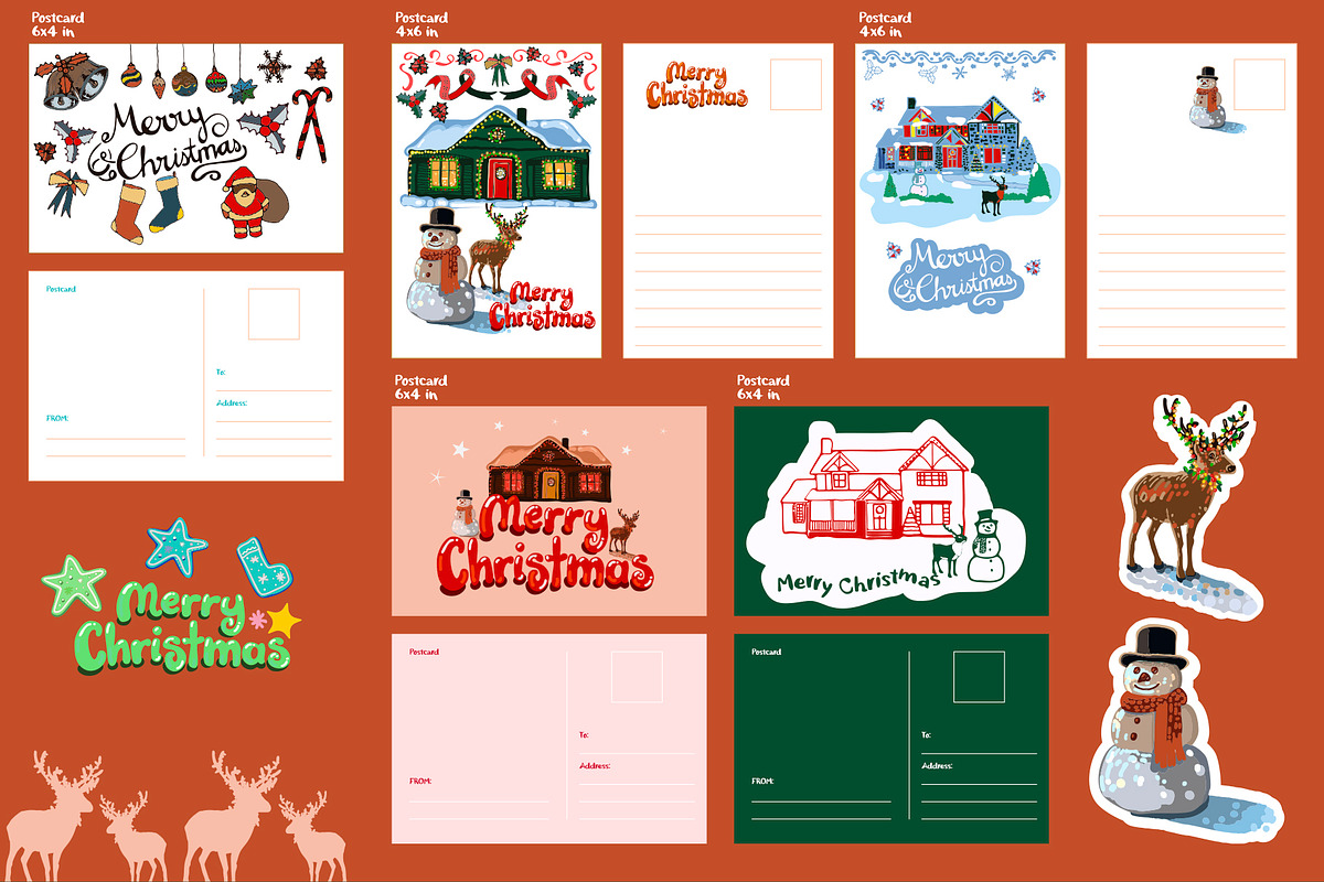 Holiday Season Vector Set, a Seasonal Illustration by Irmak Akçadoğan (Photo 5 of 8)