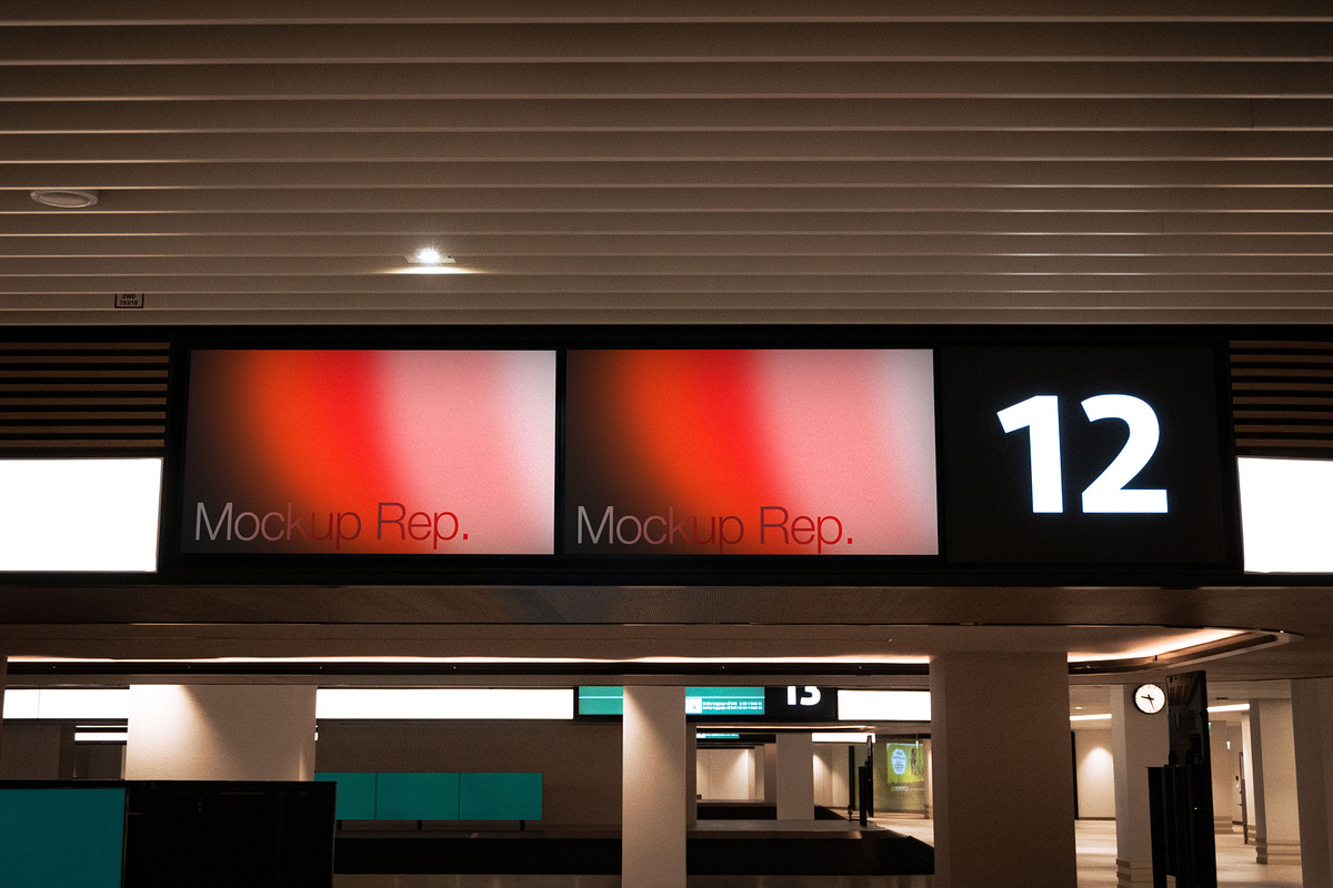 Billboard Screen Mockup 002, an Advertising Mockup by Burmess (Photo 1 of 7)