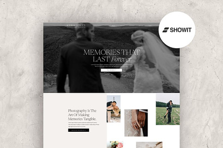 Showit website Kyra, a Landing Page Template by KOBA themes
