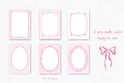 Watercolor Hand-Drawn Pink Frames, an Object Graphic by Solo Art Original (Thumbnail 8 of 14)