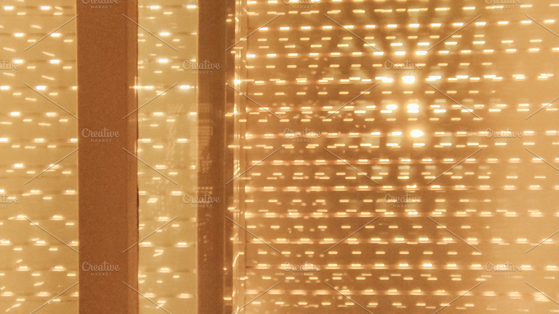 Closed curtains of apartment living room iluminated by the sun o, a Background Photo by DanFLCreativo