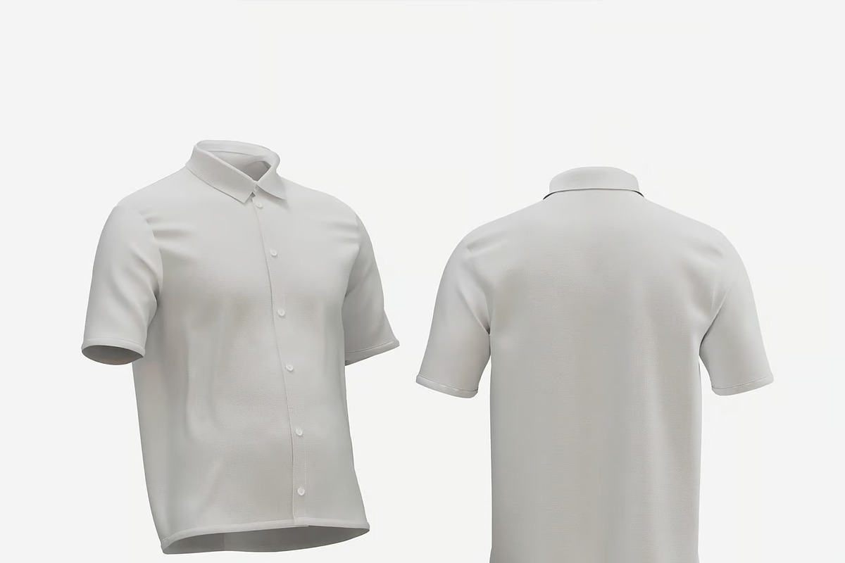 Men’s Shirt Mockup, an Advertising Mockup by renderstockmarket (Photo 2 of 3)