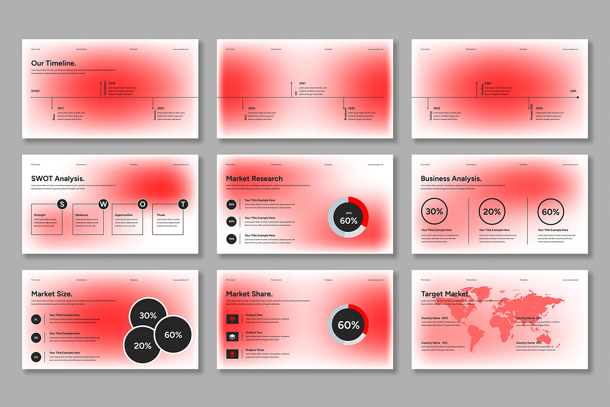 Pitch Deck Presentation Template, a Presentation Template by Mighty-Slide (Photo 3 of 4)