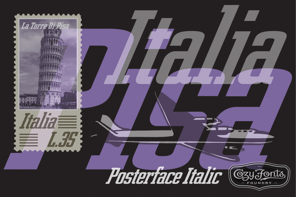 Posterface Italic preview 2