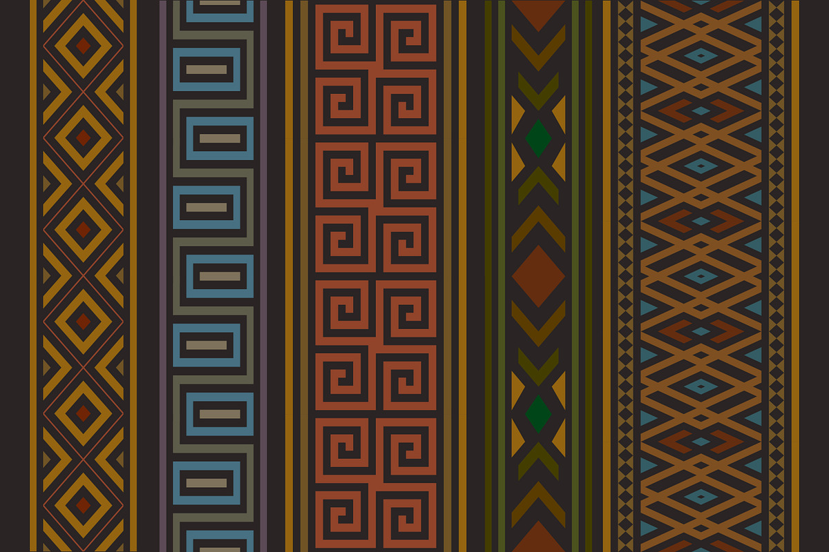 Tribal Ethnic Geometric Pattern, a Pattern Graphic by Saba Vector (Photo 1 of 3)
