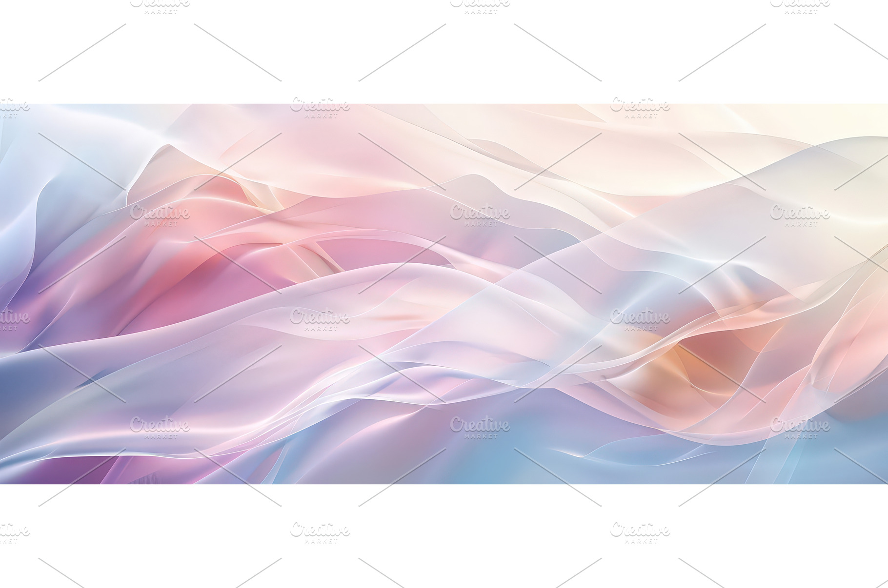 Soft pastel abstract flowing wave, an Abstract Photo by piter.goskov