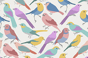 Vector birds, an Animal Illustration by Julia Dreams (Thumbnail 2 of 2)