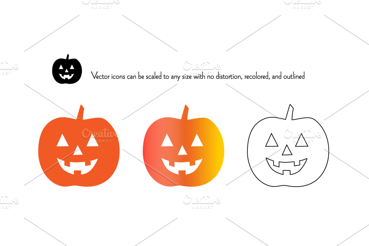 Halloween Silhouettes Clipart, a Decorative Illustration by Melissa Held Designs (Photo 4 of 4)