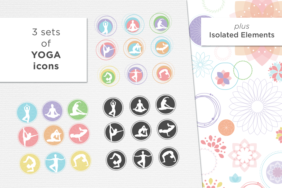 Yoga Collection, a Healthcare Illustration by morninglight (Photo 5 of 8)