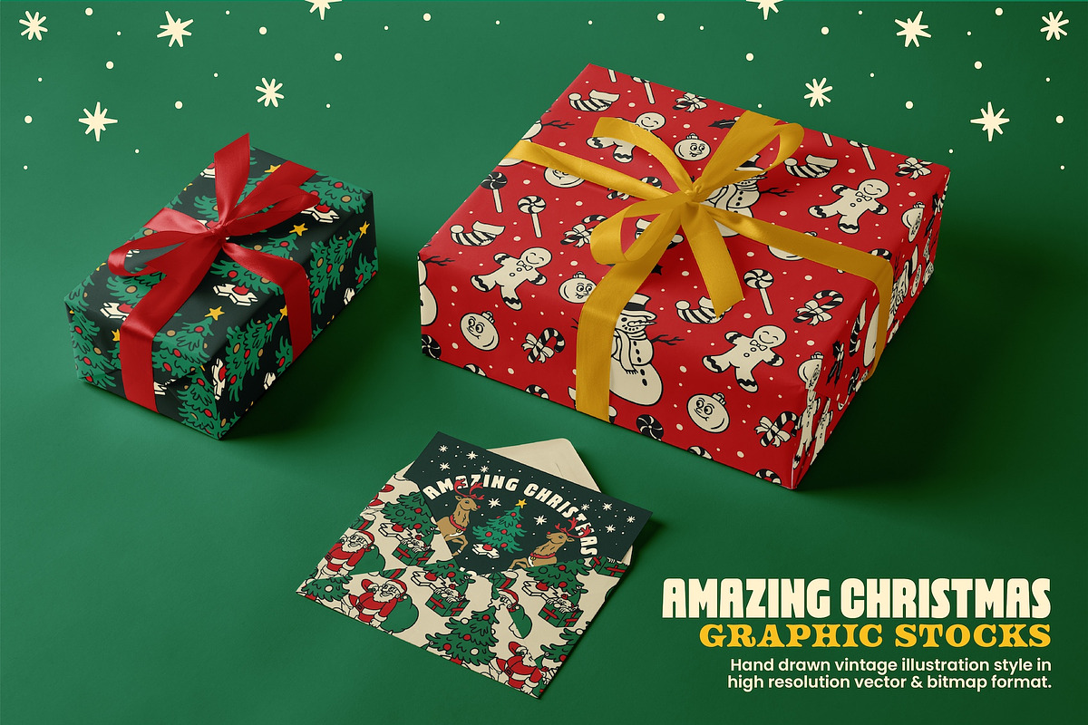 Amazing Christmas Graphic Stocks, an Illustration by ARQAM Studio (Photo 5 of 9)