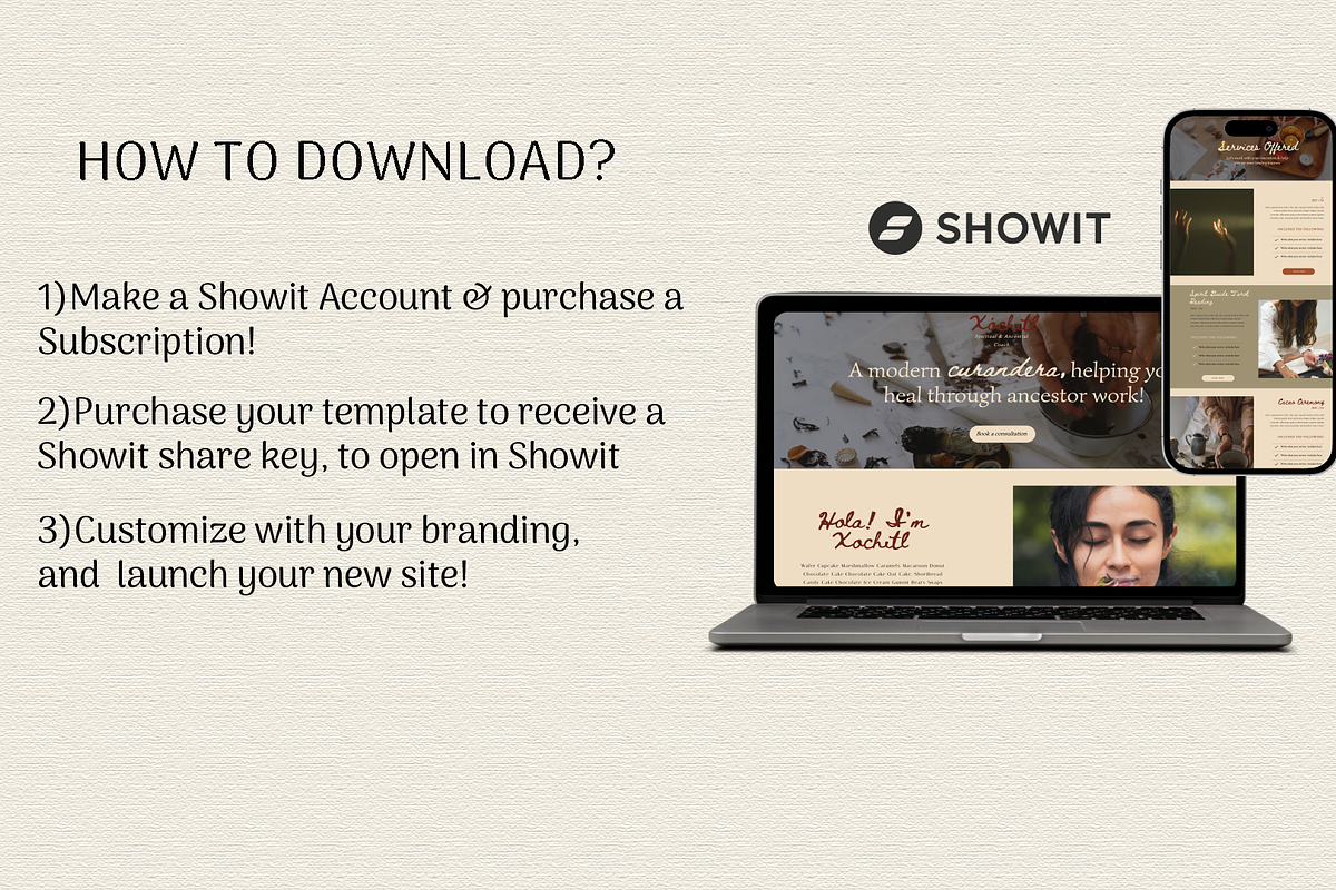 Showit Website Template for Coaches preview 4