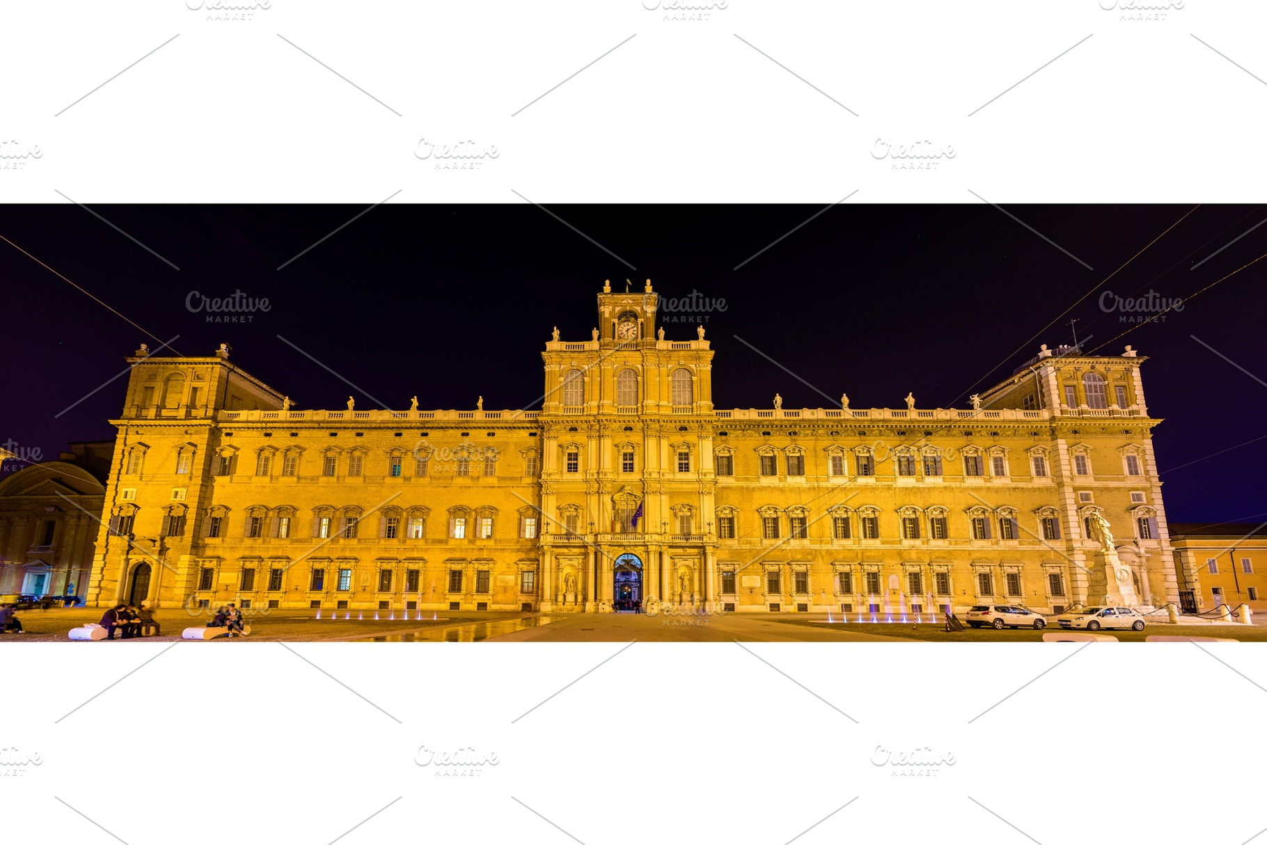 The ducal palace of modena italy featuring modena, italy, and palace, an Architecture Photo by Leonid Andronov
