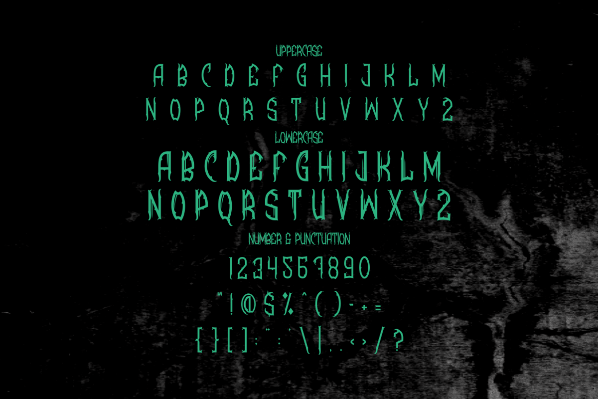 Metagra Metal Font, a Font by PutraCetol Studio (Photo 5 of 5)
