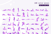 Lesbian Kamasutra: 100 poses, a Person Illustration by Frizenasya (Thumbnail 2 of 5)