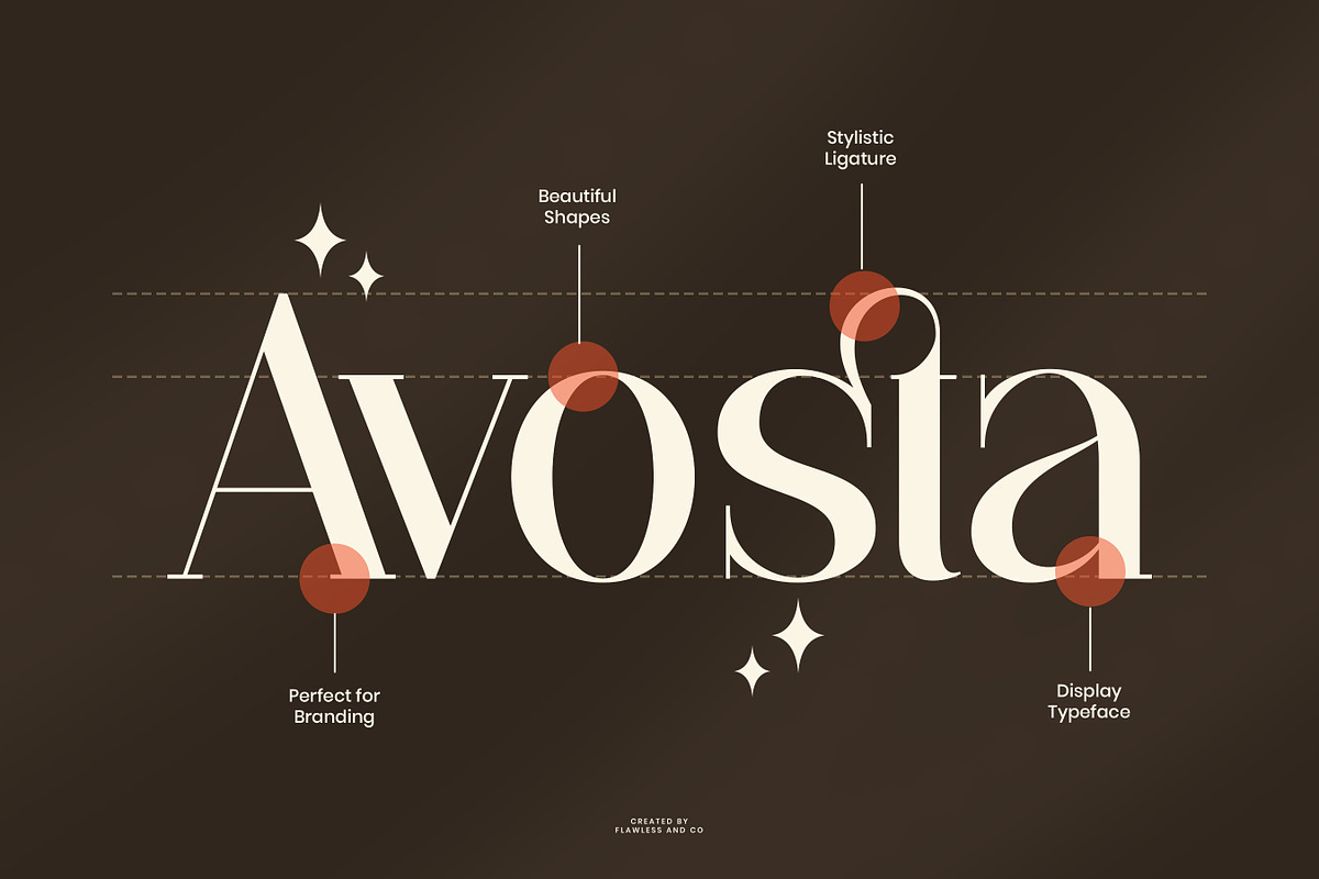 Flarea - Beautiful Serif Font, a Serif Font by Flawless And Co (Photo 5 of 10)