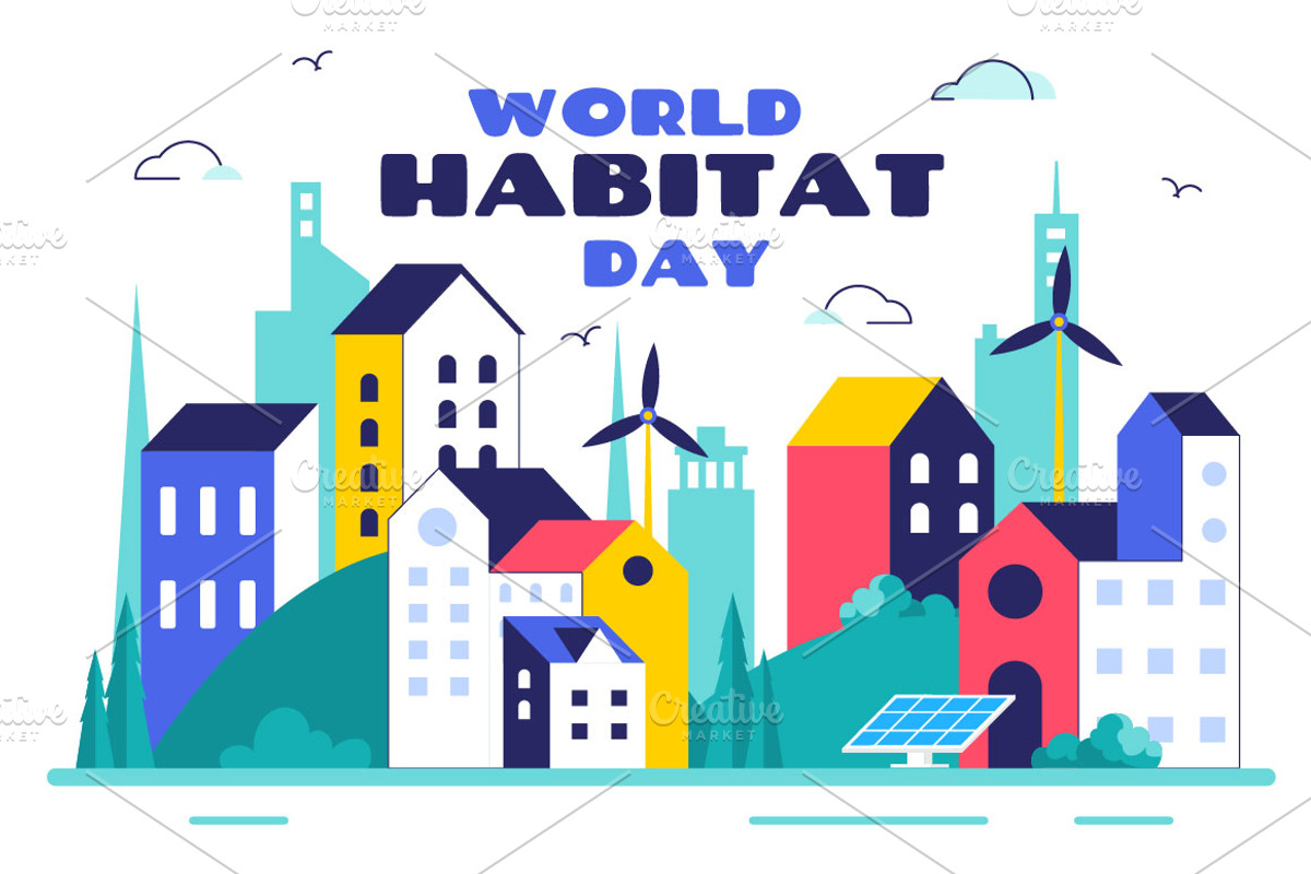 10 World Habitat Day Illustration, a Decorative Illustration by denayunebgt (Photo 4 of 4)