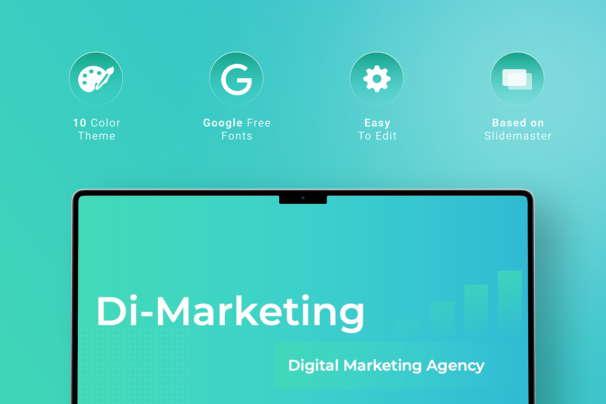 Digital Marketing Agency PowerPoint, a Presentation Template by Premast (Photo 2 of 5)