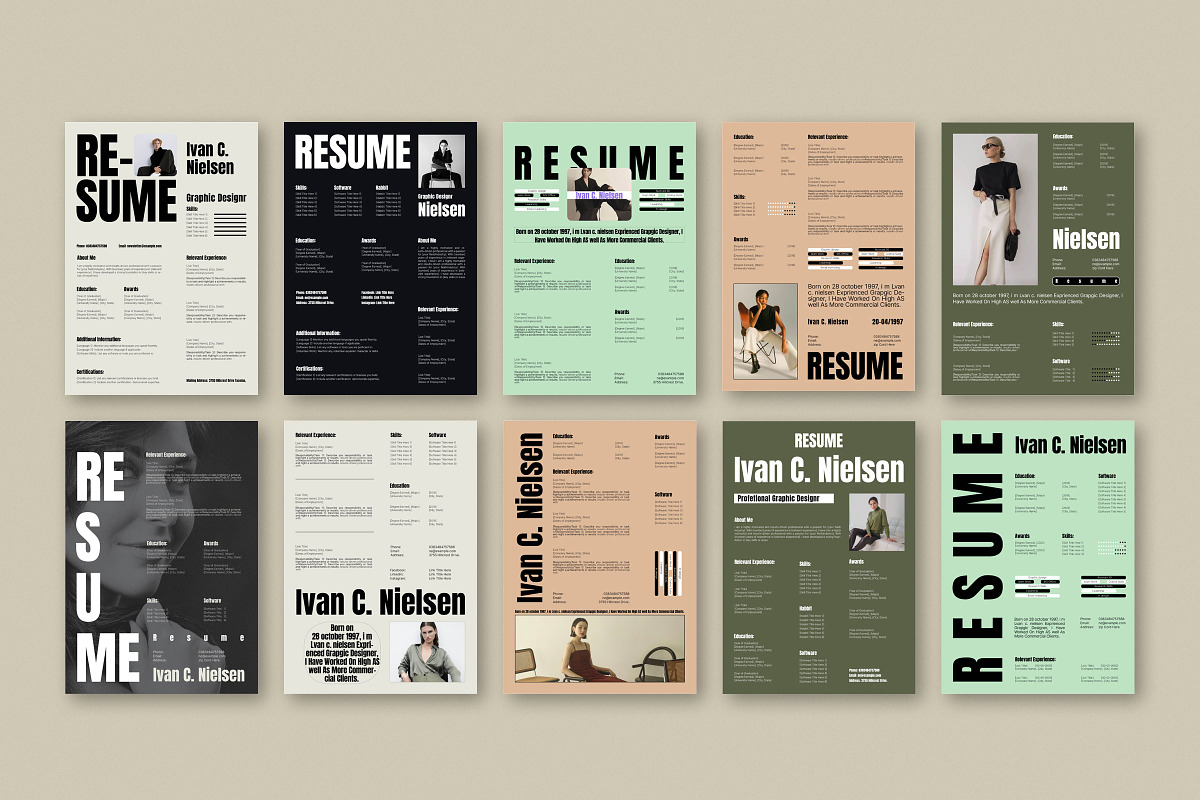 Niclsen | Resume Kit, a Resume Template by Studio Industry (Photo 9 of 10)