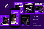 Gaming Instagram Template, a Social Media Template by graphicook (Thumbnail 1 of 3)