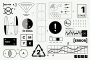 TECHNICAL GRAPHICS 250+ Assets Pack, an Object Graphic by MITYA KOROLKOV (Thumbnail 10 of 11)
