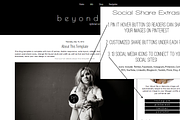 Blogger Template Black and White, a Templates & Theme by BD Web Studio (Thumbnail 4 of 4)