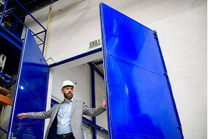 Senior industrial manager in modern, an Industrial Photo by HalfPoint