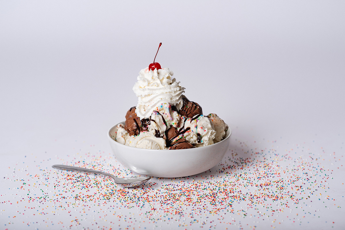 Ice cream sundae with cherry, a Food & Drink Photo by Ana Dee Photography (Photo 1 of 2)