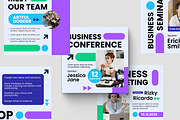 Seminar Business Feed Instagram Post, a Social Media Template by SquidPixey (Thumbnail 4 of 6)
