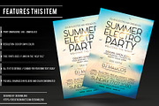 Summer Electro Party Flyer Template, a Flyer Template by designblends@gmail.com (Thumbnail 2 of 3)