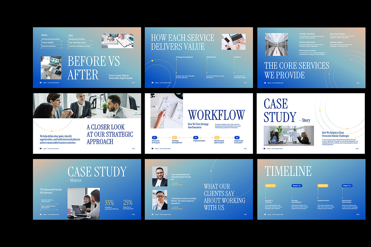 Gradient Business Proposal PPT, a Presentation Template by Neermana (Photo 3 of 4)